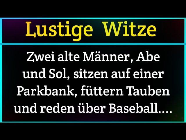 Witze Des Tages; Glaubst du, dass es im Himmel Baseball gibt? || Lustige witze