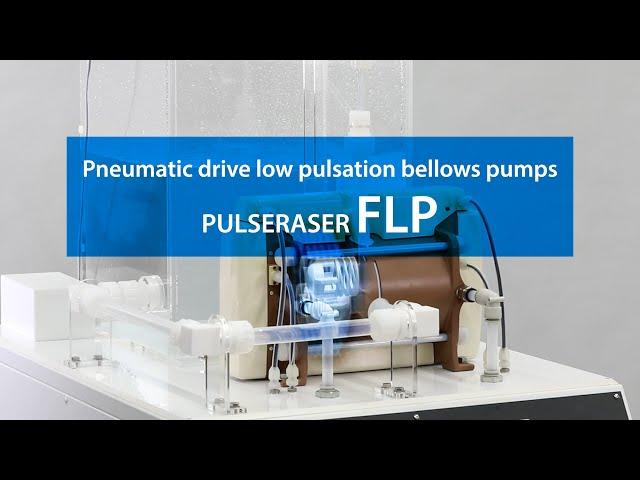 IWAKI Pneumatic drive low pulsation bellows pumps FLP series