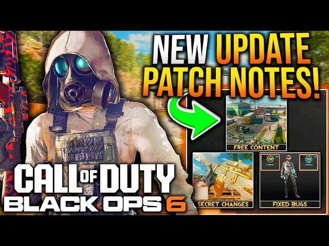 Black Ops 6: All New UPDATE PATCH NOTES! SECRET CHANGES, Nuketown Update, TRIPLE XP Event, & More!