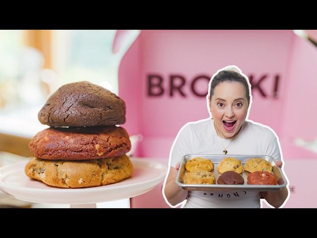 Taste Testing The Viral BROOKI BAKEHOUSE COOKIES ‍ Chunky Cookie Review 