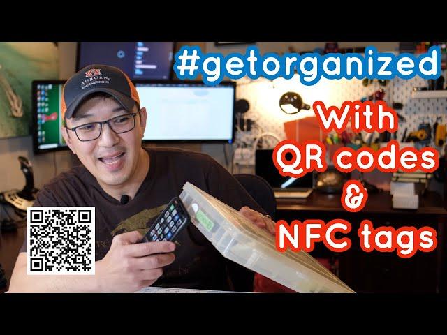 Create QR code / NFC tags for organizing and storage #getorganized