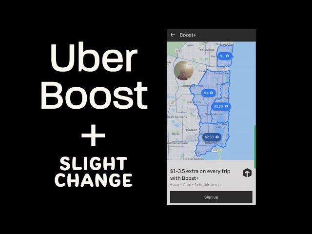 Uber changed the Boost parameters | Uber Boost +