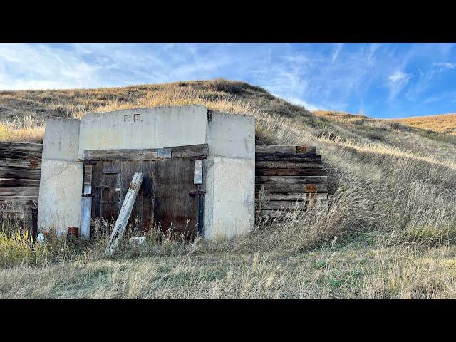 We Found a Concrete BUNKER Cut Into a Hill at our Ranch!!