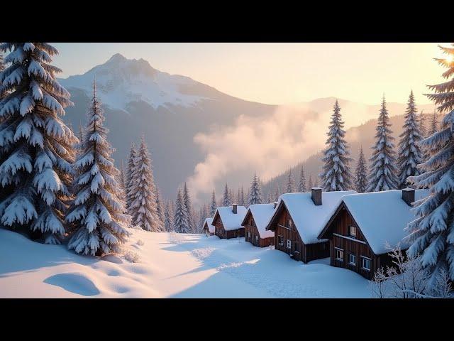 Peaceful Relaxing Music, Soothing Instrumental Music️First Snow of November ~ Soft Winter Piano #2