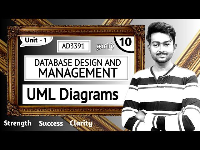 UML Class Diagram in Tamil | Database Design and Management in Tamil | Unit 1 | AD3391 in Tamil