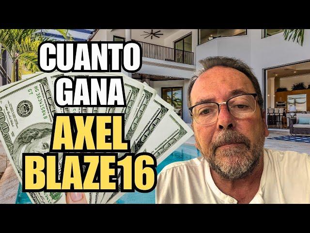  CUANTO GANA AXEL BLAZE16 EN YOUTUBE