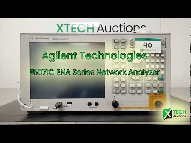 Agilent Technologies E5071C ENA Series Network Analyzer