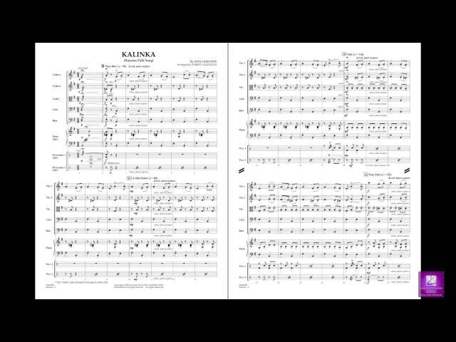 Kalinka by Ivan Larionov/arr. Longfield