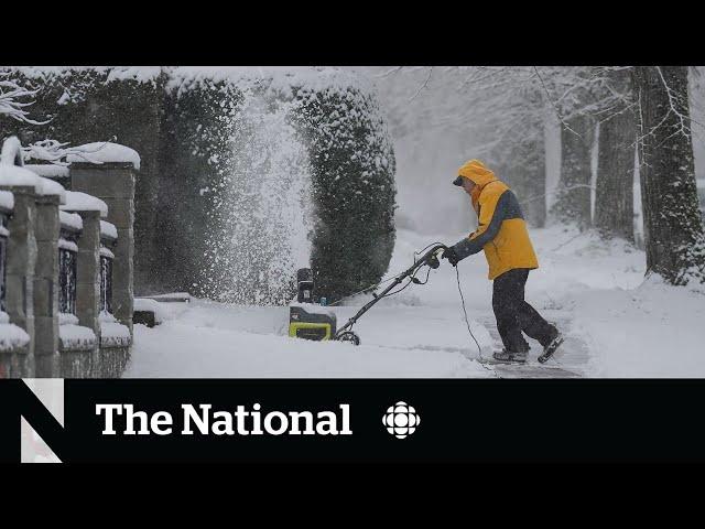 Vancouver hit with blast of winter weather