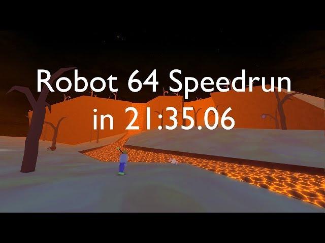 Robot 64 any% speedrun in 21:35.06