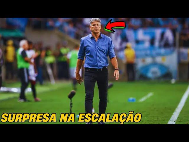 NOTICIAS DO GRÊMIO: RENATO GAÚCHO DEFINE ESCALAÇÃO