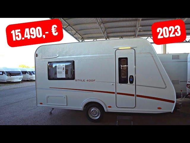 15.490,- €! This cheap MINIHOME will make you TALKLESS! LMC Style 400F. Space thanks to SECRET BED!