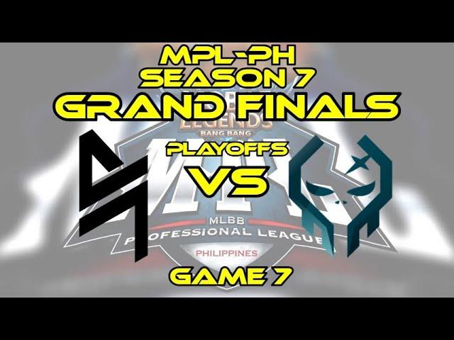 BLACKLIST VS EXE GAME 7 MPL-PH SEASON 7 GRAND FINALS