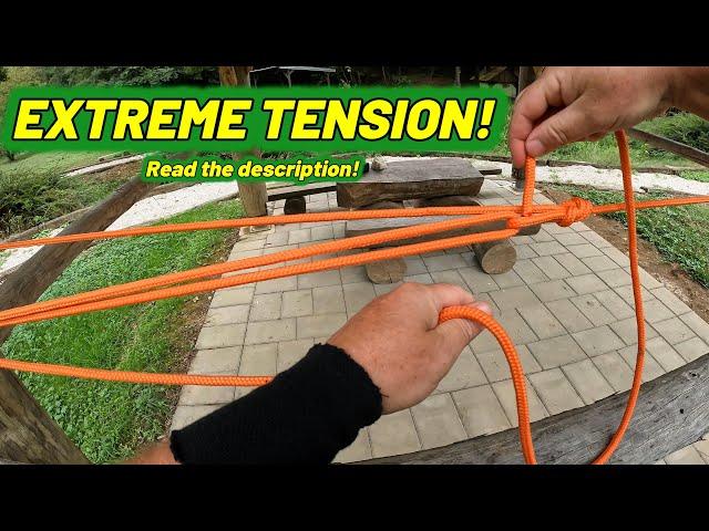 Quick VERSATACKLE Tutorial - No Gear Extreme Rope Tensioning System