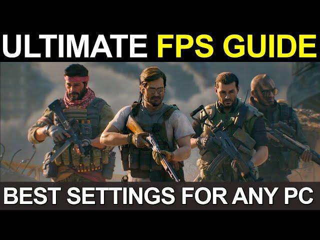 Call of Duty Warzone BEST graphics settings - Maximize FPS