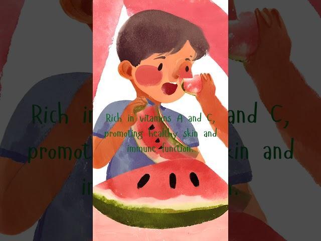 Health benefits of fruits - Watermelon.                Follow us on insta @hfc.shorts