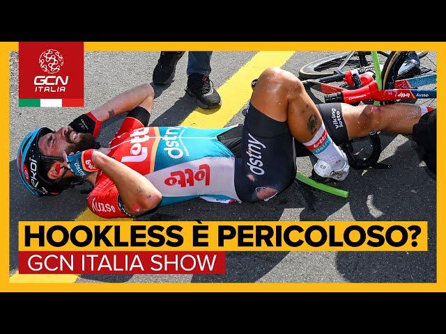 Il sistema hookless andrebbe bandito nelle corse su strada? | GCN Italia Show 270