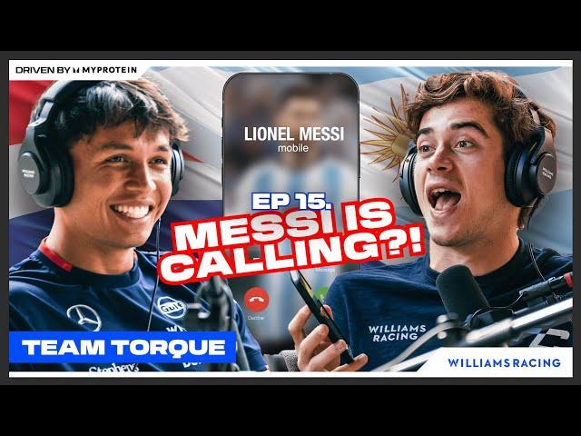 LIONEL MESSI LEFT HIS NUMBER?! | Team Torque Ep.15 | Alex Albon & Franco Colapinto