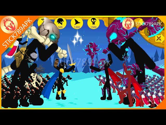 MY XIPHOS, MEGA BOSS UNDEAD KING RIDER VS FINAL BOSS VAMPIRE | Stick War Legacy Mod | Stick789Apk