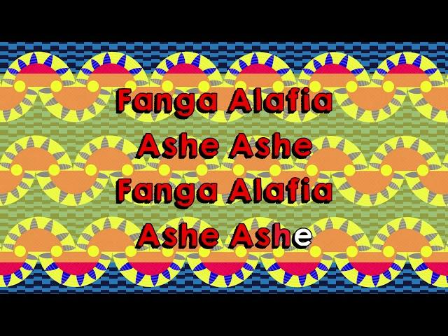 Fanga Alafia Lyric Video