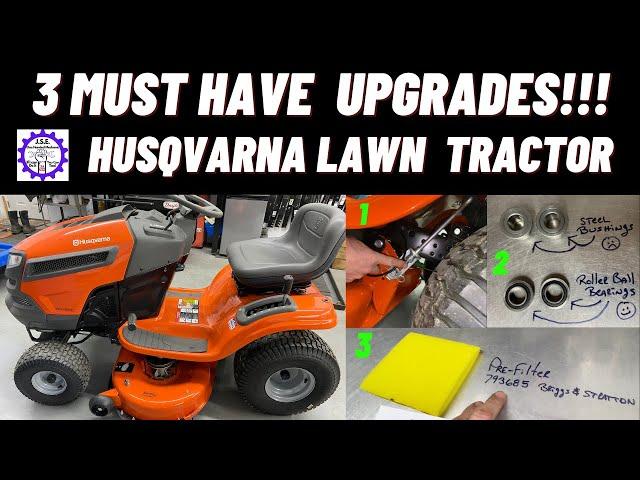 3 Must Have Upgrades for Your Husqvarna Lawn Tractor