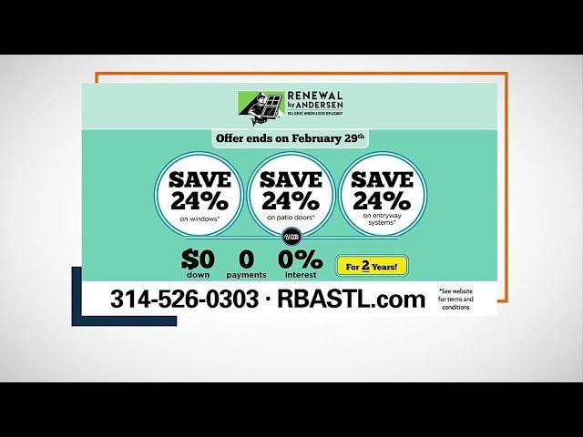 Save 24% on windows and doors from Renewal by Andersen!