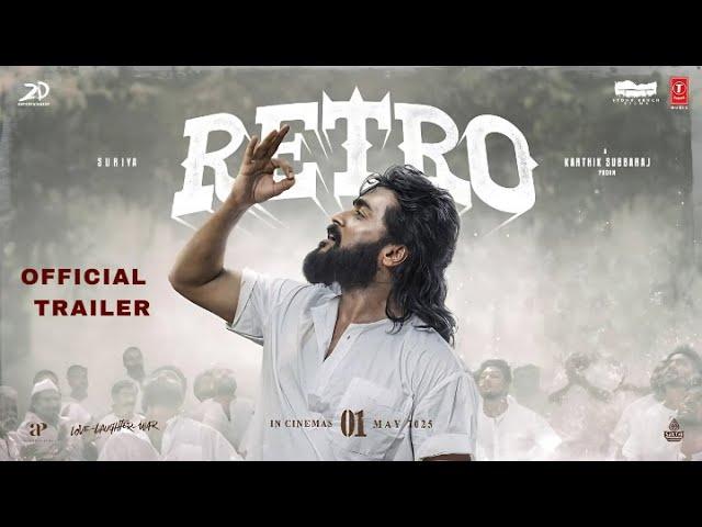 RETRO - Trailer (Hindi) | Suriya | Karthik Subbaraj | Pooja Hegde | Santhosh Narayanan