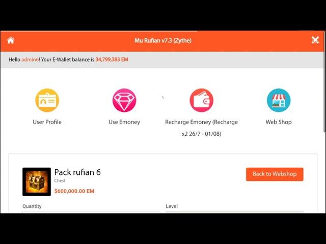 How to use new user panel - RUFIAN MU V7.3