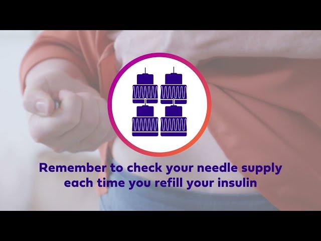 Proper insulin injection technique for managing diabetes - Avoiding needle reuse