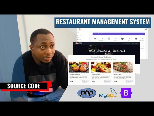 Online Food Ordering and Restaurant Management System in PHP & MySQL | Free Source Code Download