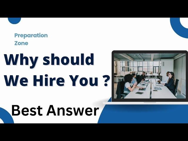 Why Should We Hire You? Best Answer #initialinterview #interview #jobs