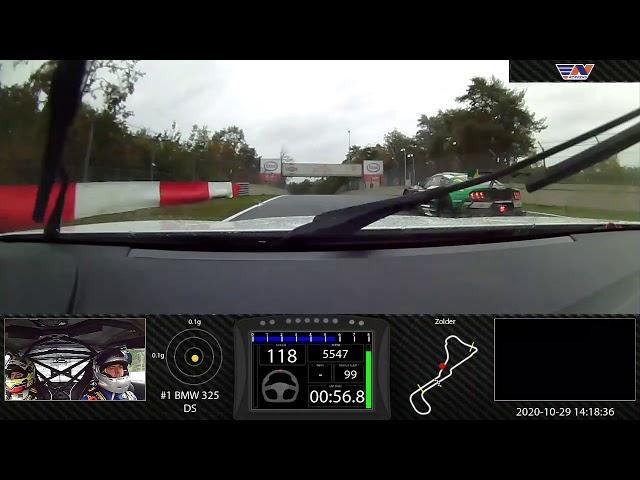 RN #1 Onboard video Zolder, BMW 325, 02:03.303