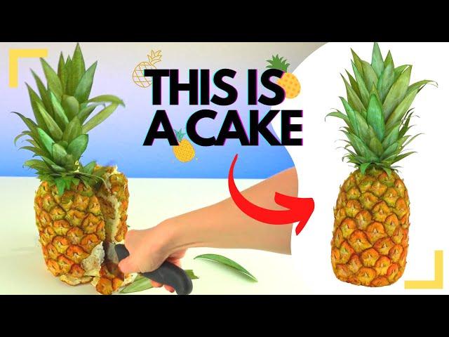 This Pineapple is Actually a CAKE! 