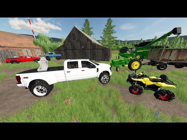 Hudson Buys Old Farm Full of Trucks and Tractors | Farming Simulator 22