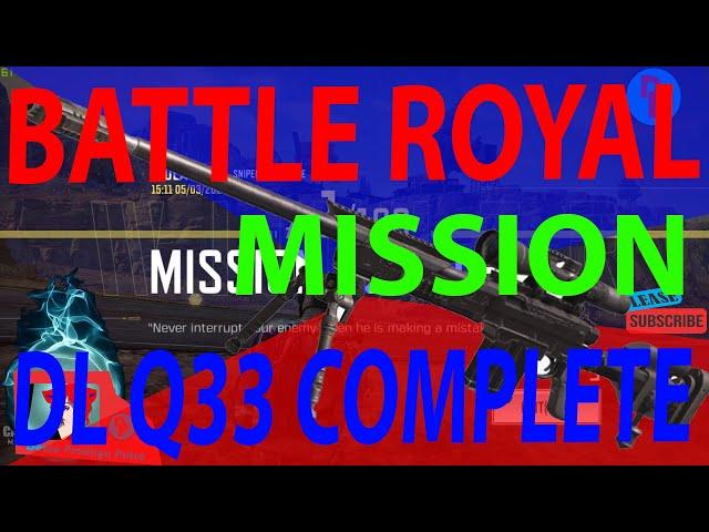 Call Of Duty Mobile COD Mobile CODM Battle Royal 5 KILL Sniper Only Winner Mission Complete