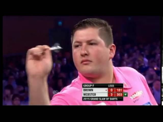 2015 Grand Slam of Darts Group F- Brown vs Webster