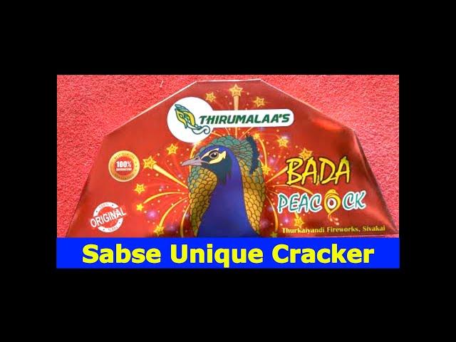 Unique cracker for Gurupurab | Peacock Feather  India’s No.1 Best Cracker Best Cracker Testing 2024