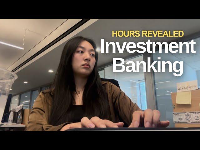 1 week as an investment banker in NYC