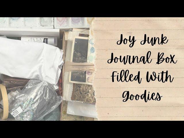 Joy Junk Journal Boxes