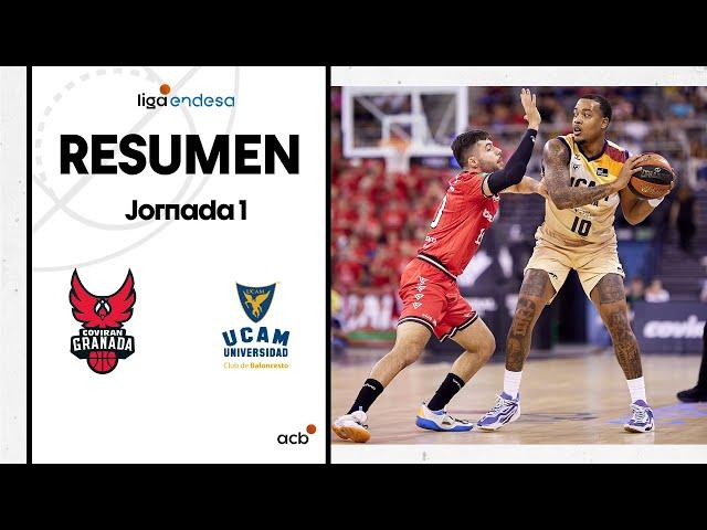 Coviran Granada - UCAM Murcia (101-104) GAME HIGHLIGHTS | Liga Endesa 2023-24