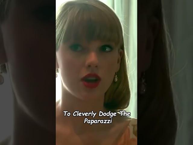 Do You Know How Taylor Swift Cleverly Evades Paparazzi?#taylorswift #celebrity