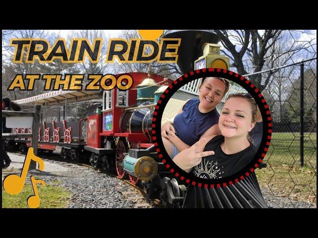 Come Ride the Train at the Bergen County Zoo NJ #trainride #bergencountynj #tramride