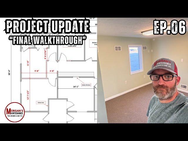Project Update - My Final Trip to The Jobsite #maintenance #handyman #beforeandafter