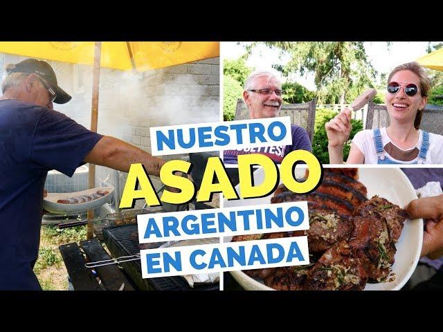 An Argentine Barbecued Asado in Canada