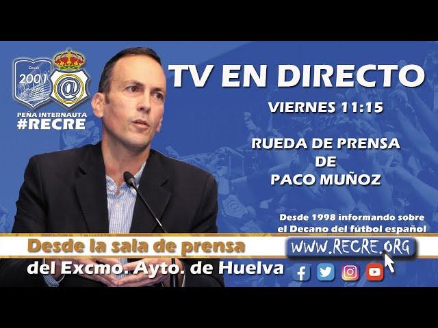 En directo: rueda de prensa de Paco Muñoz (13/9/2024)