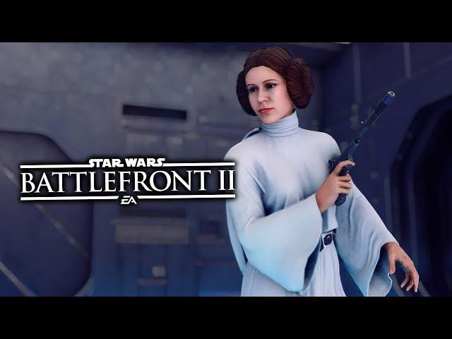 [배틀프론트2] 레아 오르가나 플레이 영상. Leia Organa Co-op Gameplay