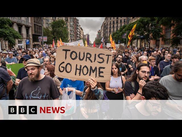 Anti-tourism protests across Spain continue despite economic growth | BBC News