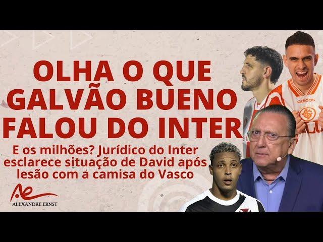 O TIME DO CORAÇÃO DE ROGER | GALVAO BUENO SE RENDE AO INTER | A FAMOSA PLACA | DAVID E OS MILHÕES