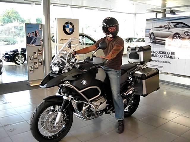 BMW R1200 GS ADVENTURE 1STE START!