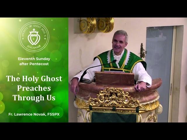 The Holy Ghost Preaches Through Us - Sermon by Fr Novak (4 Aug 2024)